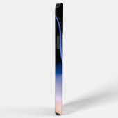 Coque iPhone 12 Pro Max monogramme perle ALIEN violet (Côté droit)