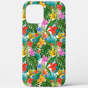 COQUE iPhone 12 PRO MAX MOTIF BOTANIQUE FLORAL TROPICAL
