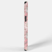 Coque iPhone 12 Pro Max Motif de fleurs Sakura rose (Côté droit)