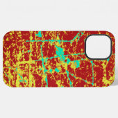 Coque iPhone 12 Pro Max Motif de mur usé cool (Verso Horizontal)