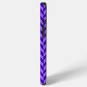 Coque iPhone 12 Pro Max motif violet (Côté gauche)