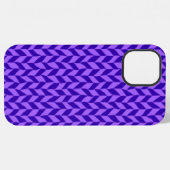 Coque iPhone 12 Pro Max motif violet (Verso Horizontal)