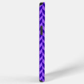 Coque iPhone 12 Pro Max motif violet (Côté droit)