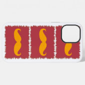 Coque iPhone 12 Pro Max Moustache drôle (Verso Horizontal)