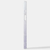 Coque iPhone 12 Pro Max Nom monogrammé pailleté élégant (Côté gauche)