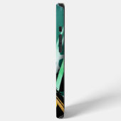 Coque iPhone 12 Pro Max Panorama incurvé irrégulier de formes et d'objets (Côté gauche)
