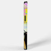 Coque iPhone 12 Pro Max Panorama incurvé irrégulier de formes et d'objets (Côté droit)