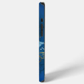 Coque iPhone 12 Pro Max Papillons dorés (Côté gauche)