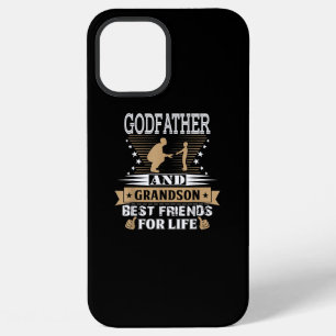 Coque iPhone 12 Pro Max Parrain et petit-fils meilleurs amis pour la vie