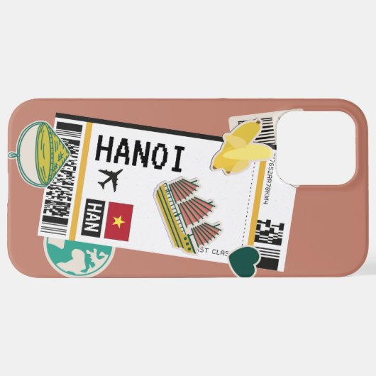COQUE iPhone 12 PRO MAX PASS HANOI VIETNAM (Retour horizontal)