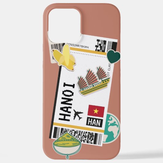 COQUE iPhone 12 PRO MAX PASS HANOI VIETNAM (Verso)