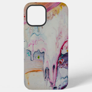 Coque iPhone 12 Pro Max Peinture Art Acryli Fluid-deco