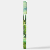 Coque iPhone 12 Pro Max peinture de vallée verte Aquarelle (Côté droit)