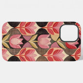 Coque iPhone 12 Pro Max Pink Tulips (Verso Horizontal)