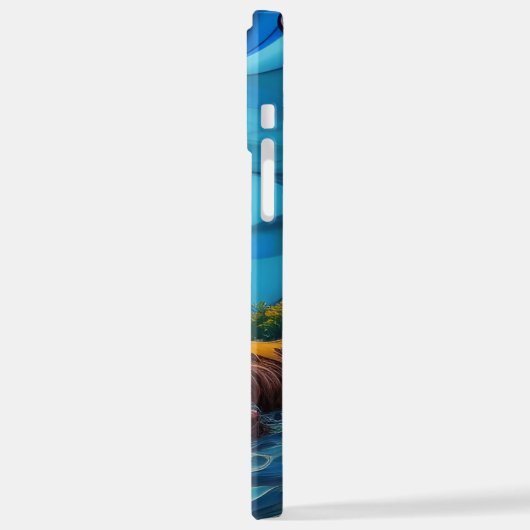 Coque iPhone 12 Pro Max Point phare (Côté gauche)