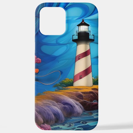 Coque iPhone 12 Pro Max Point phare (Verso)