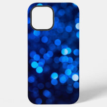 Points de lumière bleue abstraits