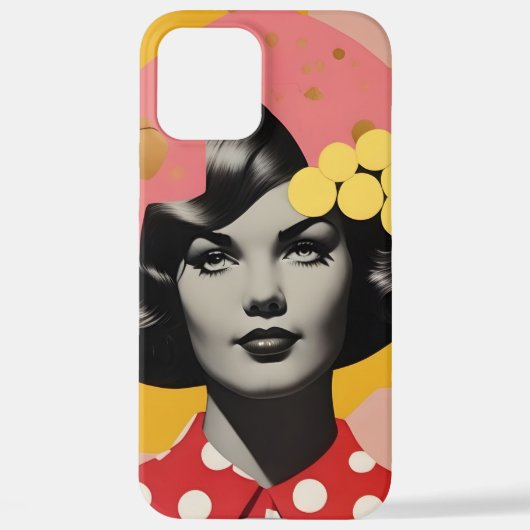 Coque iPhone 12 Pro Max Pop Art Portrait Phone Case (Verso)
