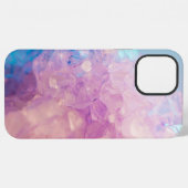 Coque iPhone 12 Pro Max Purple Crystal (Verso Horizontal)