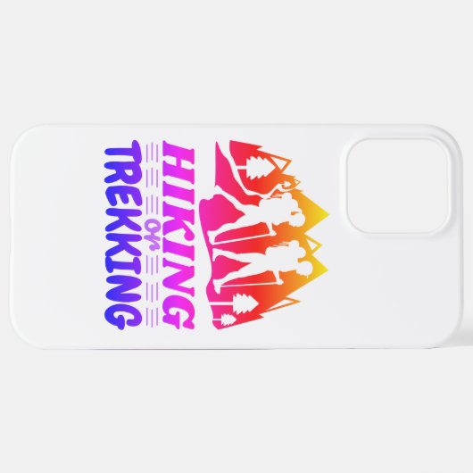 Coque iPhone 12 Pro Max Randonnée ou trekking (Retour horizontal)