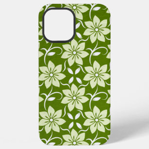 Coque iPhone 12 Pro Max Répétition de Fleur d'Olivier