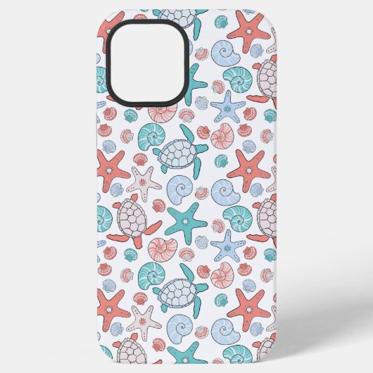 Coque iPhone 12 Pro Max Rideau de douche de plage (Verso)