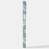 Coque iPhone 12 Pro Max Rococo Damask Art I Duck Egg Blue+Teal (Côté droit)