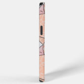 Coque iPhone 12 Pro Max rose d'abricot (Côté droit)