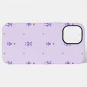 Coque iPhone 12 Pro Max Runes de Fée Lavande (Verso Horizontal)