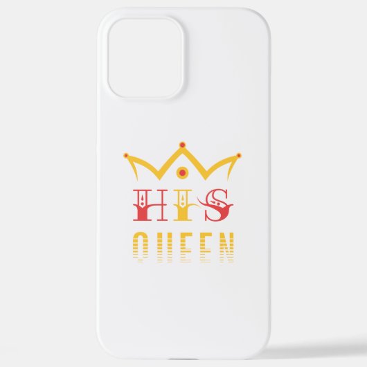 Coque iPhone 12 Pro Max Sa Reine (Verso)