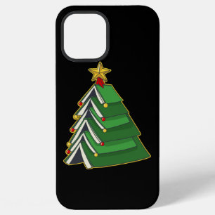 Coque iPhone 12 Pro Max Sapin de Noël Livresque IV