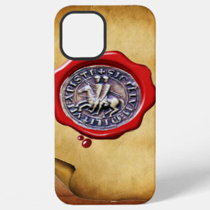 Coque iPhone 12 Pro Max SCELAU DES CHEVALIERS TEMPLIERS sur parchemin de c