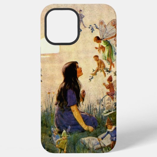 Coque iPhone 12 Pro Max Secrets de Fées - Carte Postale Ancienne (Verso)