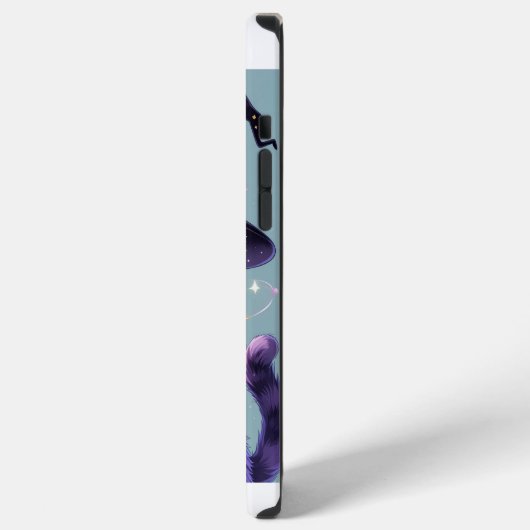 Coque iPhone 12 Pro Max Sorcier Chat Thémé (Côté gauche)