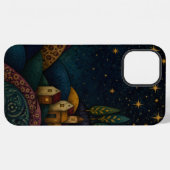 COQUE iPhone 12 PRO MAX SOUS LE CIEL ÉTOILÉ BLEU (Verso Horizontal)