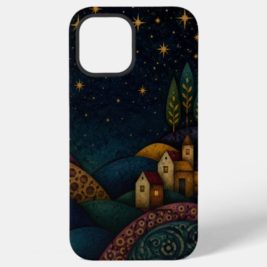 COQUE iPhone 12 PRO MAX SOUS LE CIEL ÉTOILÉ BLEU (Verso)