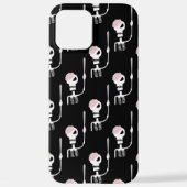 Coque iPhone 12 Pro Max Squelette d'Halloween avec épée (Verso)