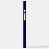 Coque iPhone 12 Pro Max Stripes de course à la mode moderne monogrammed (Côté gauche)