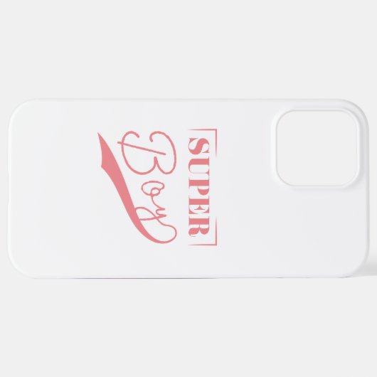 Coque iPhone 12 Pro Max Super Boy (Retour horizontal)