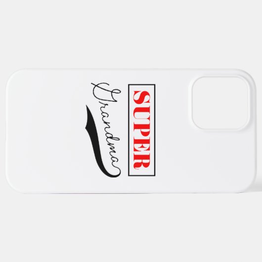 Coque iPhone 12 Pro Max Super grand-mère (Retour horizontal)