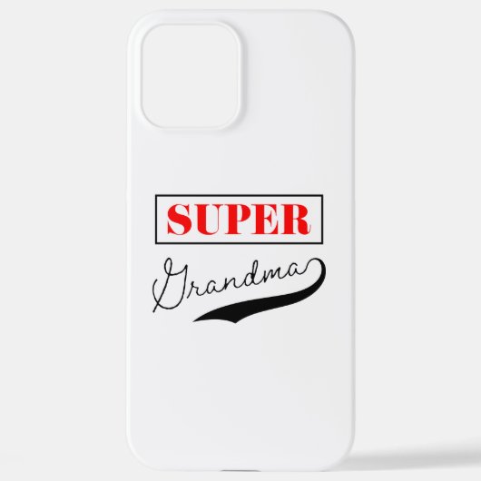 Coque iPhone 12 Pro Max Super grand-mère (Verso)