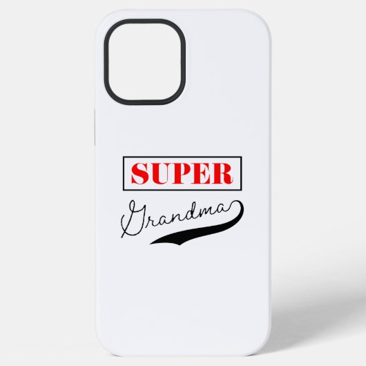 Coque iPhone 12 Pro Max Super Grand-mère (Verso)