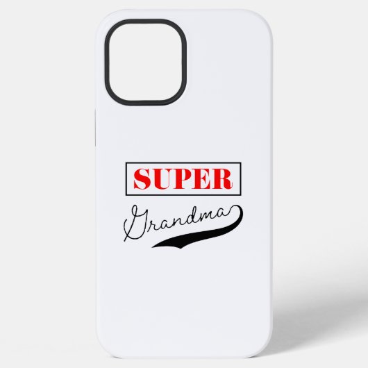 Coque iPhone 12 Pro Max Super Grand-mère (Verso)