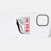Coque iPhone 12 Pro Max Super Maman (Verso Horizontal)