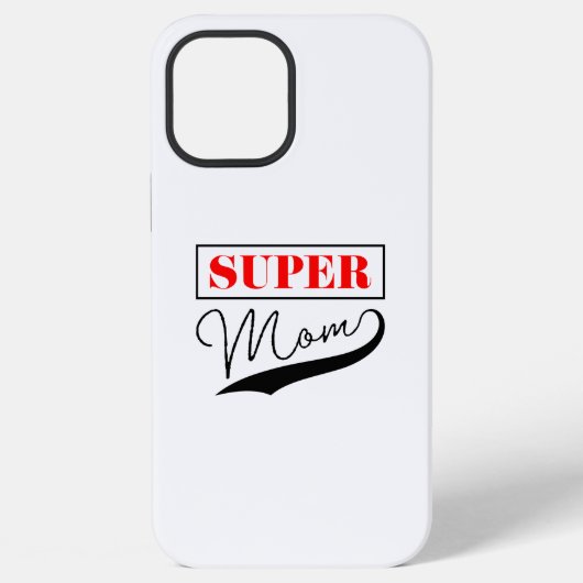 Coque iPhone 12 Pro Max Super Maman (Verso)