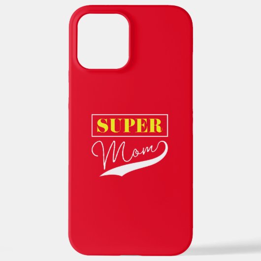 Coque iPhone 12 Pro Max Super Maman (Verso)