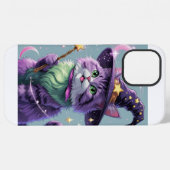 Coque iPhone 12 Pro Max Thème Chat Sorcier (Verso Horizontal)