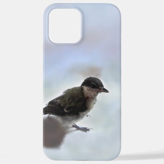 Coque iPhone 12 Pro Max Tidi my Bird le Parus Major (Verso)