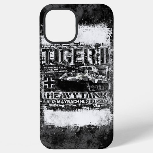 Coque iPhone 12 Pro Max Tigre II (Verso)