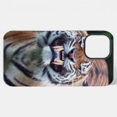 Coque iPhone 12 Pro Max "Tigre Tooth" (Verso Horizontal)
